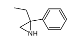 2-Phenyl-2-ethylaziridine Structure