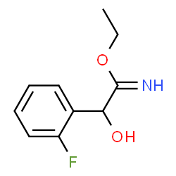 Benzeneethanimidic acid,2-fluoro--alpha--hydroxy-,ethyl ester (9CI)结构式