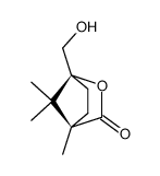 (1S)-1-hydroxymethyl-4,7,7-trimethyl-2-oxabicyclo<2.2.1>heptan-3-one结构式
