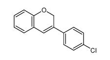 3-(4-chlorophenyl)-2H-chromene Structure