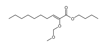 butyl 2-(methoxymethoxy)dec-2-enoate结构式