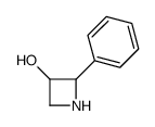 3-Azetidinol, 2-phenyl- (9CI) structure