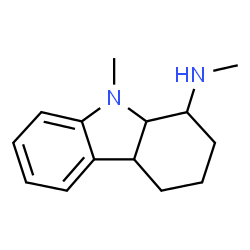 1H-Carbazol-1-amine,2,3,4,4a,9,9a-hexahydro-N,9-dimethyl-(9CI) structure