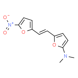 2-Furanamine,N,N-dimethyl-5-[2-(5-nitro-2-furanyl)ethenyl]-结构式