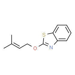 Benzothiazole, 2-[(3-methyl-2-butenyl)oxy]- (9CI) Structure