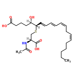 N-acetyl Leukotriene E4 (N-acetyl LTE4) Structure