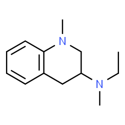 Quinoline, 3-(ethylmethylamino)-1,2,3,4-tetrahydro-1-methyl- (8CI) structure