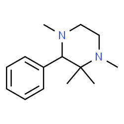 Piperazine, 1,2,2,4-tetramethyl-3-phenyl- (8CI) structure