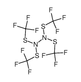 tetrakis (trifluormethylmarcapto)-hydrazine结构式