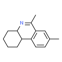 Phenanthridine, 1,2,3,4,4a,10b-hexahydro-6,8-dimethyl- (9CI) Structure