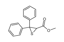 methyl 3,3-diphenylthiirane-2-carboxylate结构式