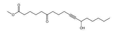 12-Hydroxy-6-oxo-heptadec-10-insaeure-methylester结构式