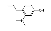 6-allyl-3-hydroxy-N,N-dimethylaniline Structure