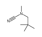 2,2-dimethylpropyl(methyl)cyanamide结构式