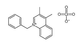 1-benzyl-3,4-dimethylquinolin-1-ium,perchlorate Structure