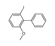 2-iodo-6-methoxybiphenyl structure