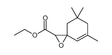 ethyl 5,7,7-trimethyl-1-oxaspiro[2.5]oct-4-ene-2-carboxylate结构式