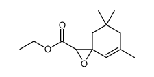 ethyl 5,7,7-trimethyl-1-oxaspiro[2.5]oct-4-ene-2-carboxylate structure