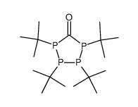 1,2,3,4-Tetra-tert-butyl-1,2,3,4-tetraphospholan-5-one Structure