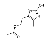 2-(4-methyl-2-oxo-3H-1,3-selenazol-5-yl)ethyl acetate Structure