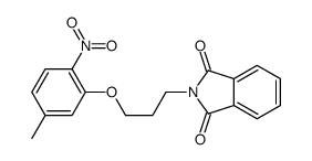 2-[3-(5-methyl-2-nitrophenoxy)propyl]isoindole-1,3-dione结构式