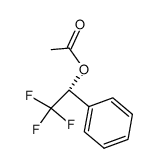 (R)-2,2,2-trifluoro-1-phenylethyl acetate Structure