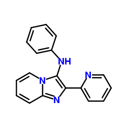 N-Phenyl-2-(2-pyridinyl)imidazo[1,2-a]pyridin-3-amine结构式