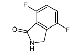4,7-difluoro-2,3-dihydro-isoindol-1-one结构式