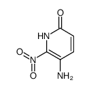 2(1H)-Pyridinone,5-amino-6-nitro- Structure