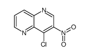 1,5-Naphthyridine, 4-chloro-3-nitro结构式