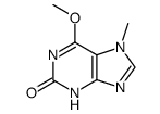 7-methyl-2-hydroxy-6-methoxypurine Structure