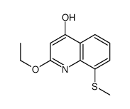 2-ethoxy-8-methylsulfanyl-1H-quinolin-4-one Structure