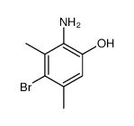 2-amino-4-bromo-3,5-dimethylphenol structure