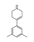 4-(3,5-dimethylphenyl)-1,2,3,6-tetrahydropyridine结构式