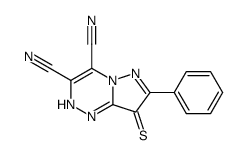 7-phenyl-8-sulfanylidene-2H-pyrazolo[5,1-c][1,2,4]triazine-3,4-dicarbonitrile Structure