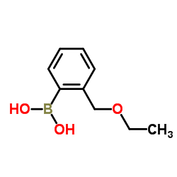 [2-(Ethoxymethyl)phenyl]boronic acid structure