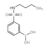 3-n-butylsulfamoylphenylboronic acid Structure