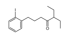 5-ethyl-1-(2-iodophenyl)heptan-4-one结构式