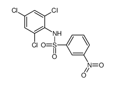 3-nitro-N-(2,4,6-trichlorophenyl)benzenesulfonamide Structure