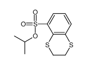 propan-2-yl 2,3-dihydro-1,4-benzodithiine-5-sulfonate Structure