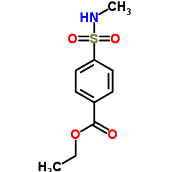 Ethyl 4-(methylsulfamoyl)benzoate结构式