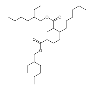bis(2-ethylhexyl) 4-hexylcyclohexane-1,3-dicarboxylate Structure