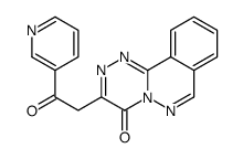 3-(2-oxo-2-pyridin-3-ylethyl)-[1,2,4]triazino[3,4-a]phthalazin-4-one结构式