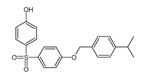 4-[4-[(4-propan-2-ylphenyl)methoxy]phenyl]sulfonylphenol Structure