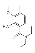 2-amino-N,N-diethyl-3-methoxy-4-methylbenzamide结构式