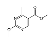 Methyl 2-methoxy-4-methyl-5-pyrimidinecarboxylate Structure