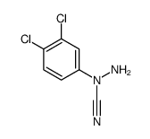 amino-(3,4-dichlorophenyl)cyanamide结构式