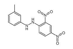 1-(2,4-dinitrophenyl)-2-(3-methylphenyl)hydrazine结构式