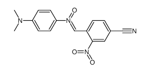 (Z)-1-(4-cyano-2-nitrophenyl)-N-(4-(dimethylamino)phenyl)methanimine oxide结构式