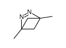 1,4-dimethyl-2,3-diazabicyclo[2.1.1]hex-2-ene结构式